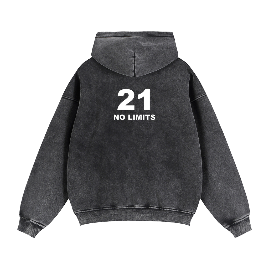 Zip-Through Boxy Fleece Hoodie